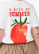 T-shirt en coton avec imprim&eacute;, Blanc, Model image number 3