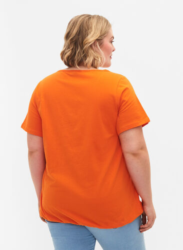 T-shirt en coton à manches courtes, Exuberance, Model image number 1