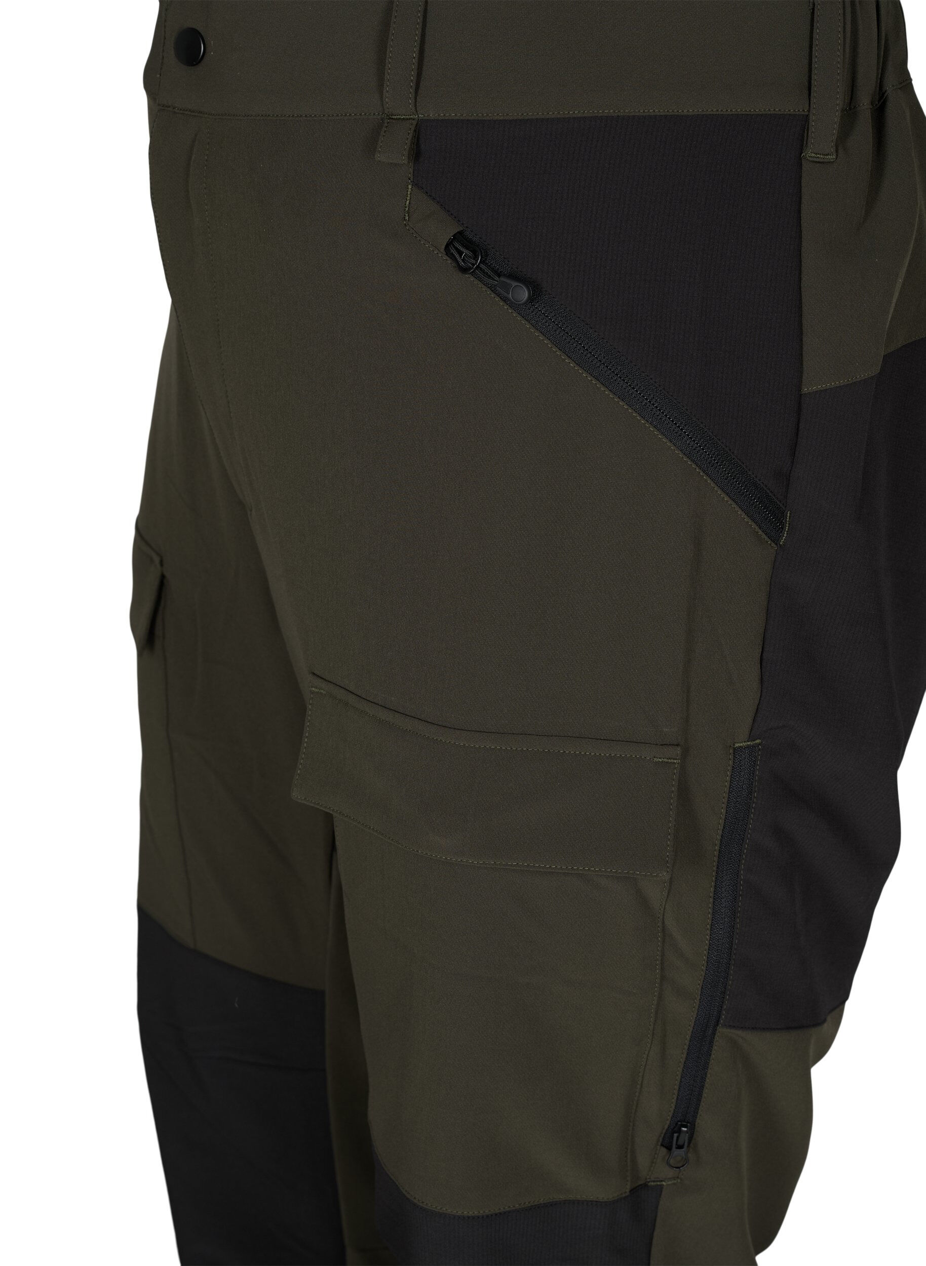 Zizzi Pantalon de randonn&eacute;e imperm&eacute;able avec poches, Forest Night, Packshot image number 2