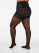 Collant push-up 25 deniers &agrave; pois, Noir, Packshot image number 1