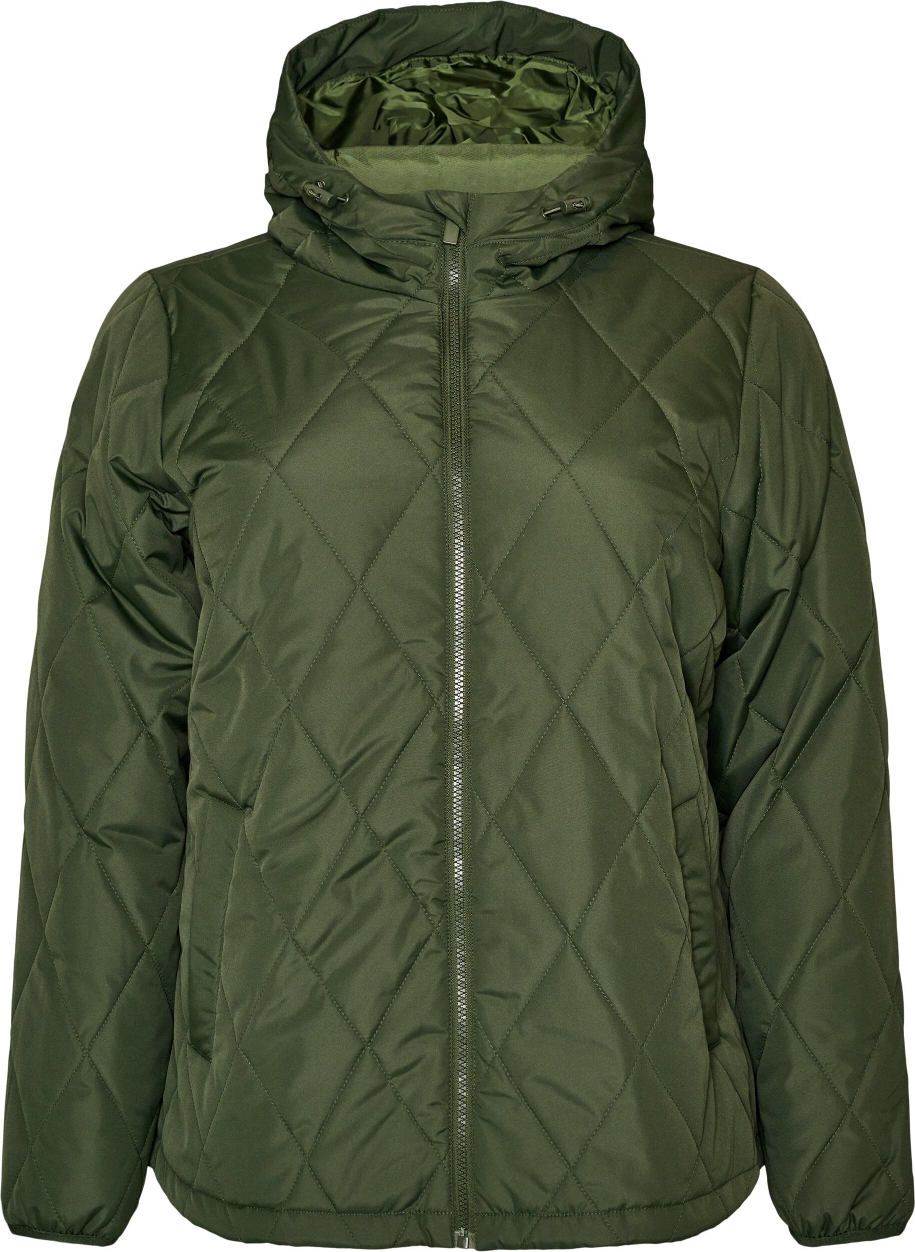 Veste l&eacute;g&egrave;rement matelass&eacute;e en losange