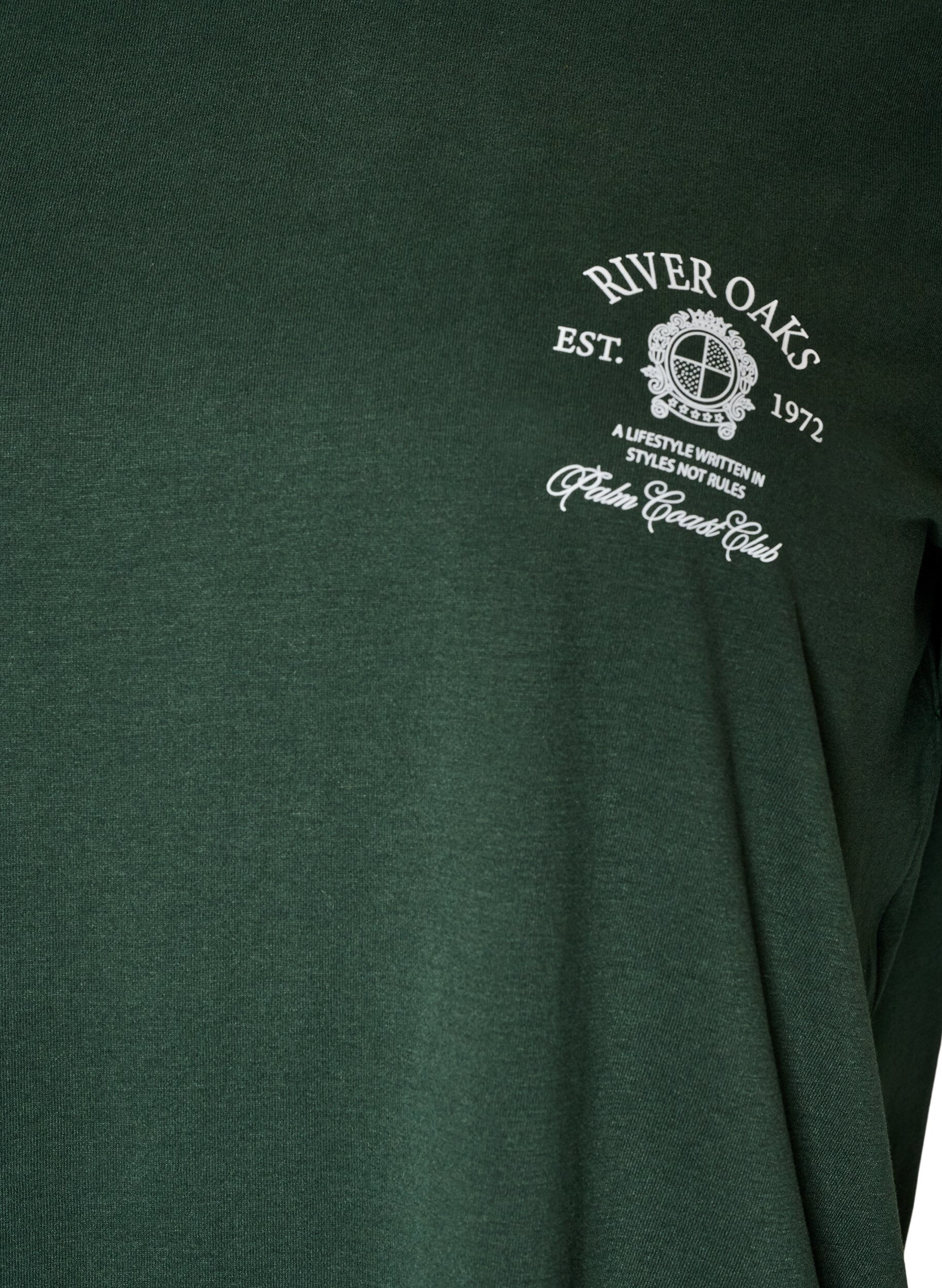 ZizziT-shirt imprim&eacute;, Vert, Packshot image number 2