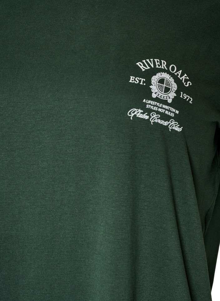 T-shirt imprim&eacute;, Vert, Packshot image number 2