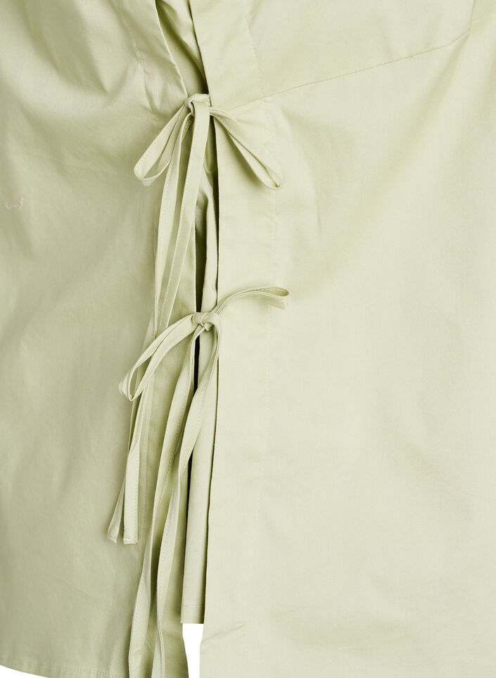 Top sans manches avec lien &agrave; nouer sur les c&ocirc;t&eacute;s, Vert clair, Packshot image number 3