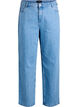 Jean coupe ample taille haute, Bleu Clair, Packshot image number 0