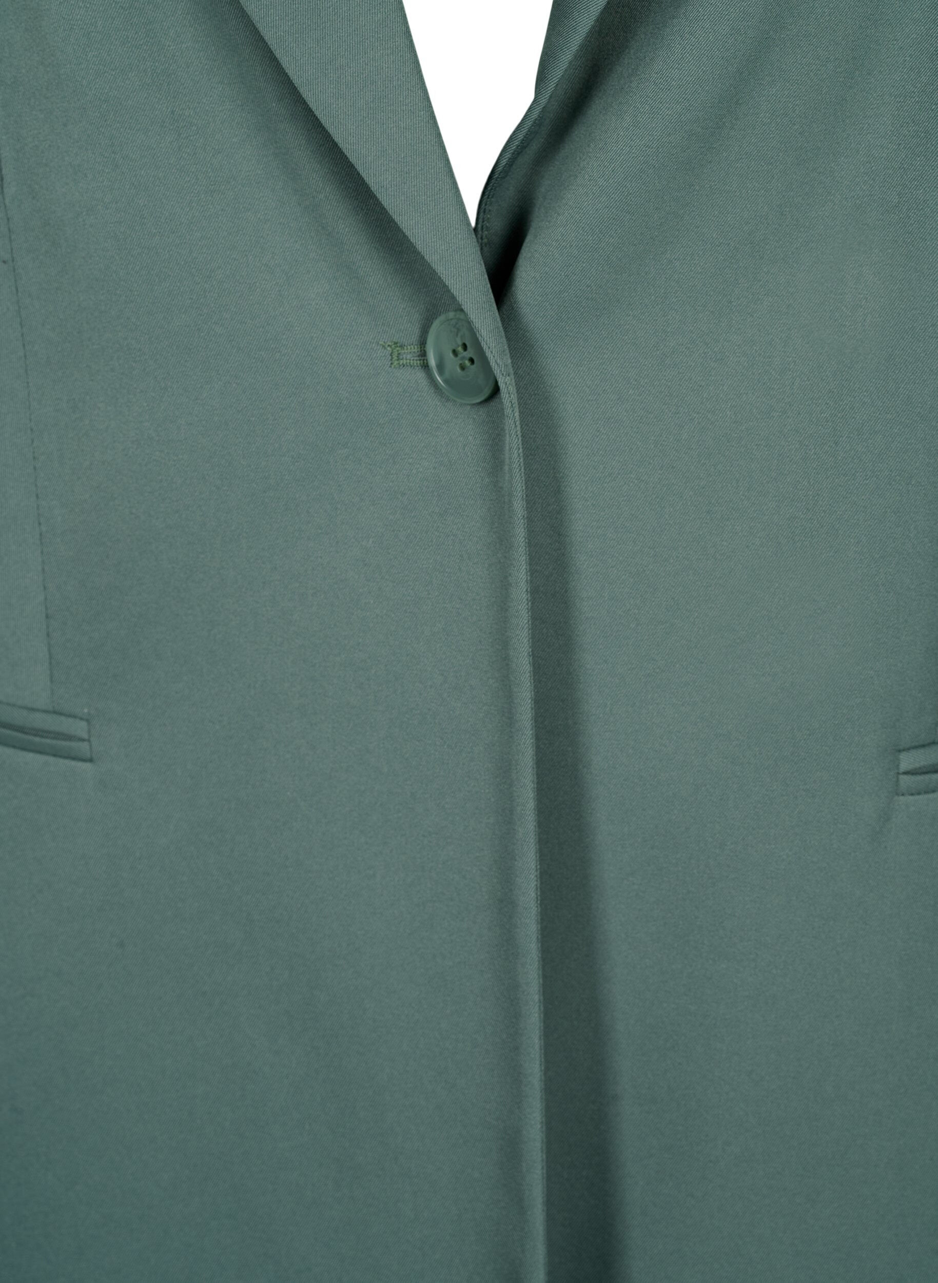 Zizzi FLASH - Blazer simple avec bouton, Vert fonc&eacute;, Packshot image number 2