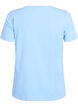 T-shirt basique en coton de couleur unie, Bleu Clair, Packshot image number 1