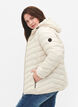 Doudoune l&eacute;g&egrave;re matelass&eacute;e &agrave; capuche, Beige, Model image number 3
