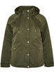 Parka matelass&eacute; avec une capuche amovible, Vert fonc&eacute;, Packshot image number 0