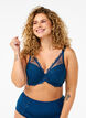 Soutien-gorge en dentelle avec armatures et rembourrage, Blue Opal, Model image number 0