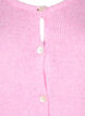 Cardigan en maille comportant de la laine et des boutons, Begonia Pink Mel., Packshot image number 2