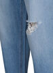 Jeans Mille coupe momfit avec déchirures, Light Blue, Packshot image number 3