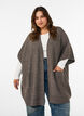Cardigan ouvert sur le devant &agrave; manches larges, Marron, Model image number 0
