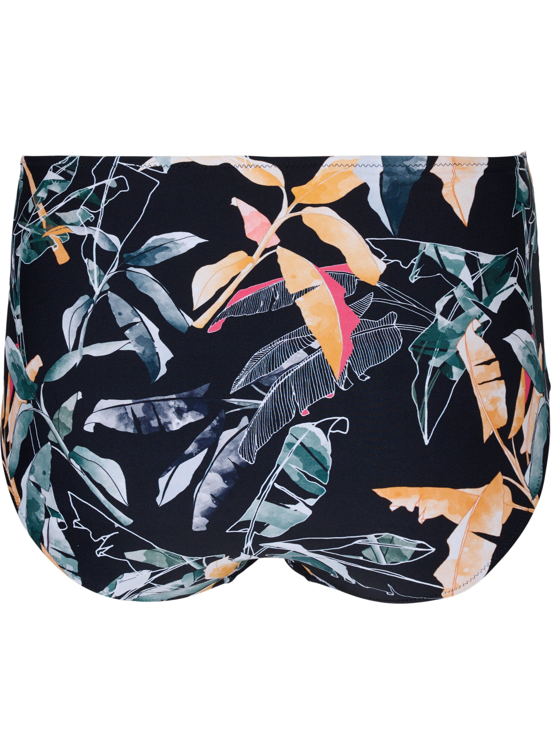 Zizzi Bas de bikini, Leaf Print, Packshot image number 1
