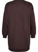 Robe sweat ample avec des poches, Marron, Packshot image number 1