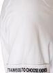 T-shirt en coton avec texte brod&eacute;, Blanc, Packshot image number 3