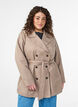 Trench court avec ceinture, Gris, Model image number 0