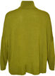 Pull &agrave; col roul&eacute; &agrave; coupe ample, Vert, Packshot image number 1