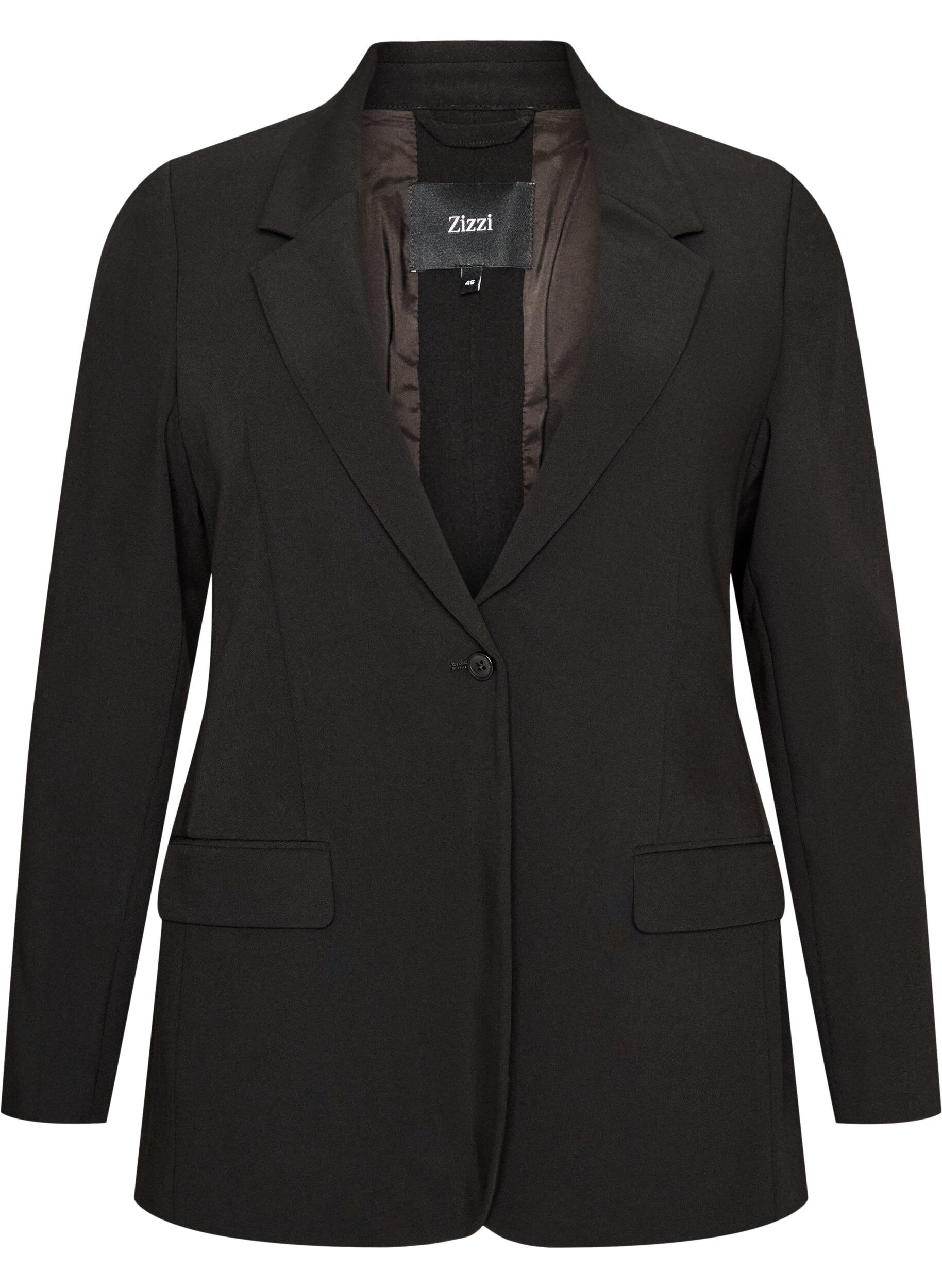 Blazer avec fente au dos et d&eacute;tail &agrave; nouer