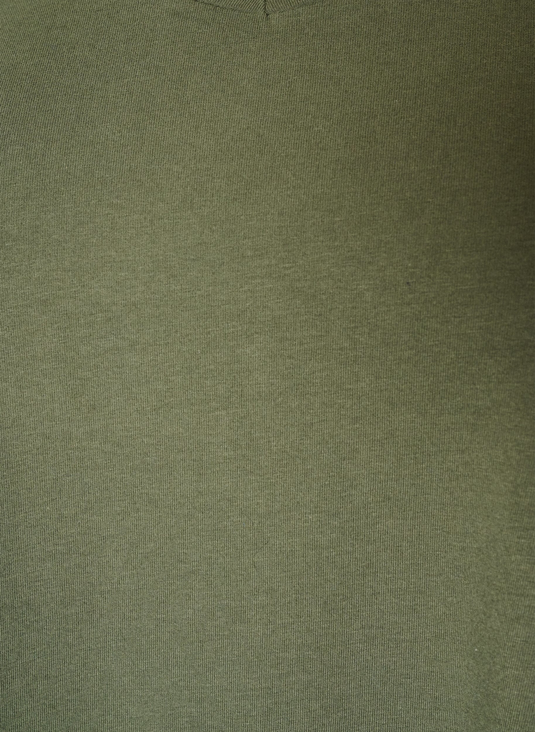 ZizziT-shirt Basic uni en coton, Vert, Packshot image number 2