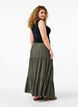 Jupe longue &agrave; taille &eacute;lastiqu&eacute;e, Vert, Model image number 1