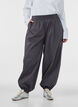 Pantalon ballon avec poches et ceinture &eacute;lastique, Gris anthracite, Model image number 2