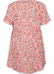 Robe courte en coton &agrave; imprim&eacute; floral, Rouge, Packshot image number 1
