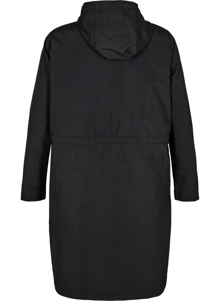 FLASH - Parka hydrofuge à capuche, Noir, Packshot image number 1