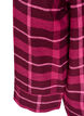 Chemise de pyjama &agrave; carreaux en coton &agrave; manches longues, Bordeaux, Packshot image number 3