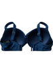 Haut de bikini avec armatures et drap&eacute;, Bleu, Packshot image number 4