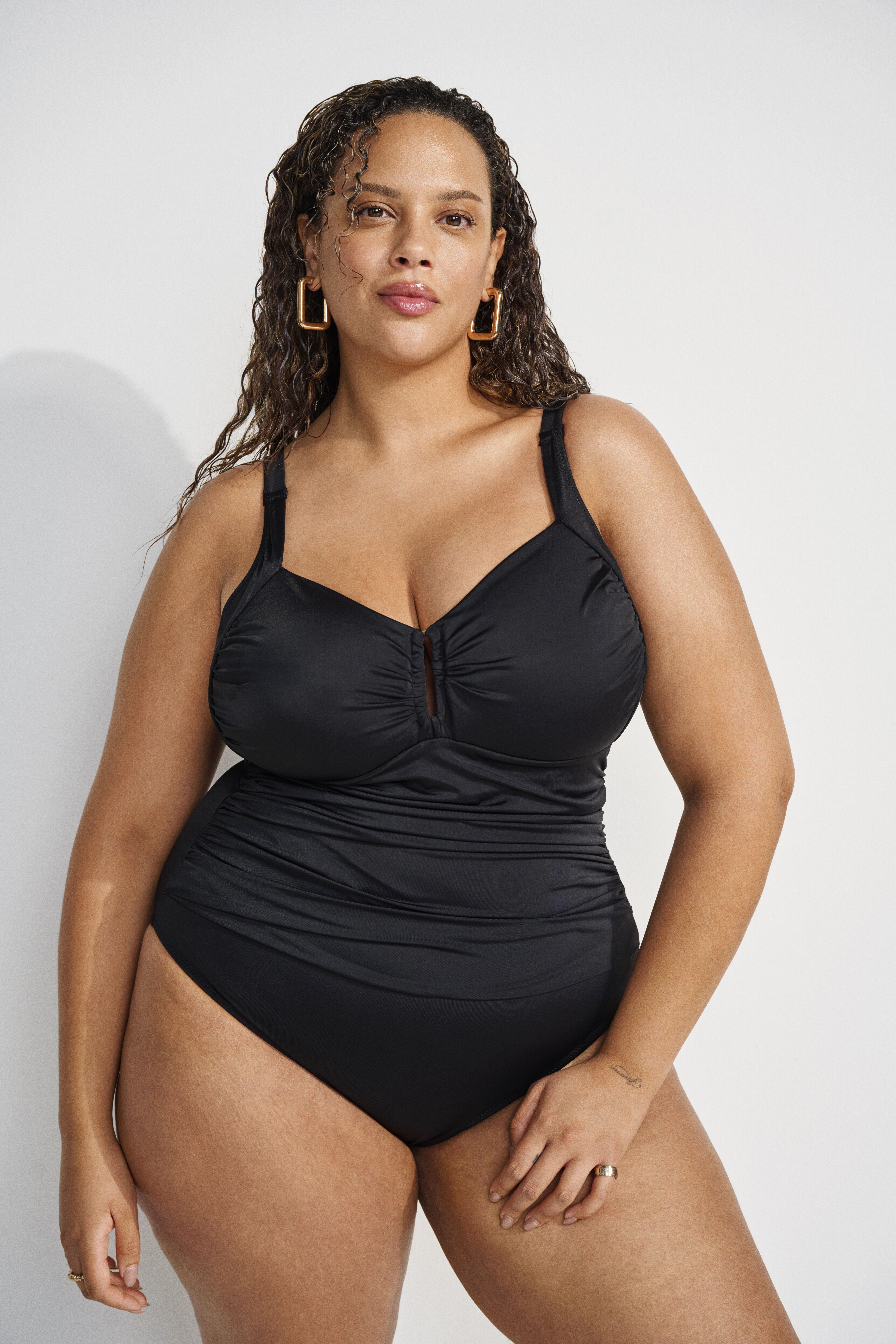 Zizzi Maillot de bain avec d&eacute;tails, , Model