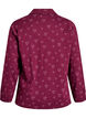 Chemise de pyjama en coton avec poche poitrine, Bordeaux, Packshot image number 1