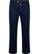 Jeans Gemma taille haute coupe droite, Bleu, Packshot image number 0
