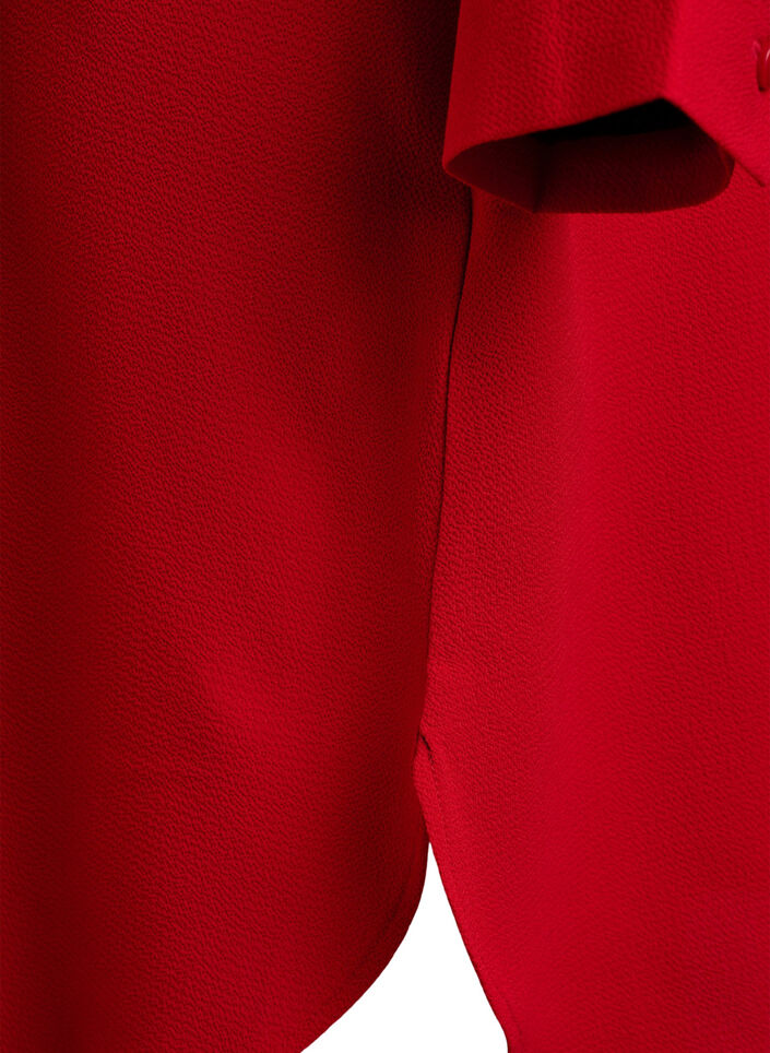 Robe mi-longue avec ceinture à nouer, Rouge, Packshot image number 3