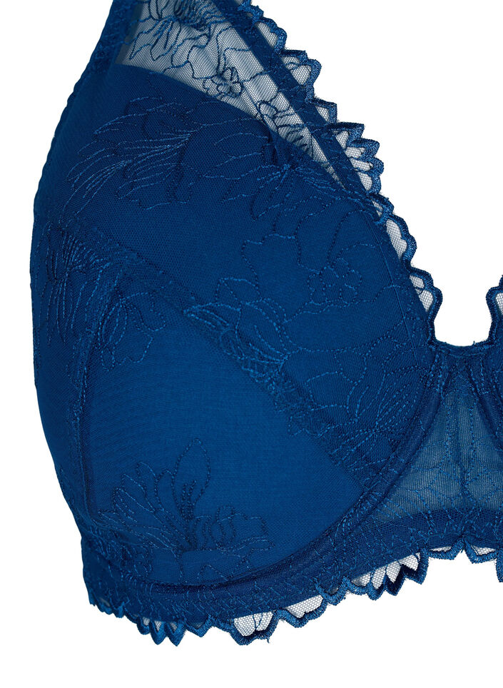 Soutien-gorge en dentelle avec armatures et rembourrage, Blue Opal, Packshot image number 2