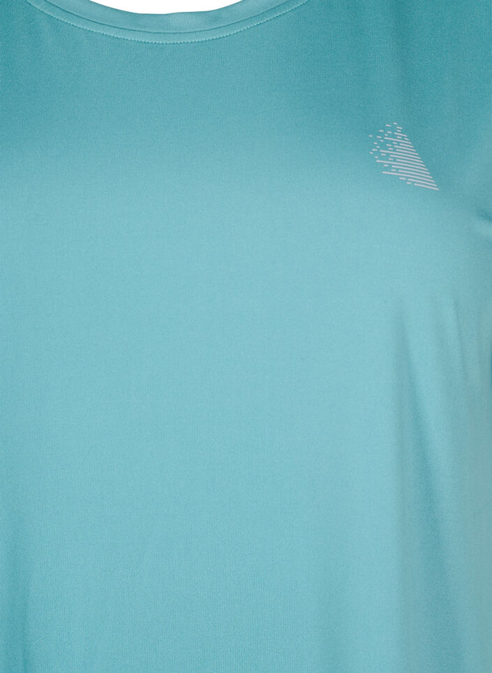 T-shirt de sport uni, Vert, Packshot image number 2