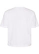 T-shirt coupe boxy en coton, Blanc, Packshot image number 1