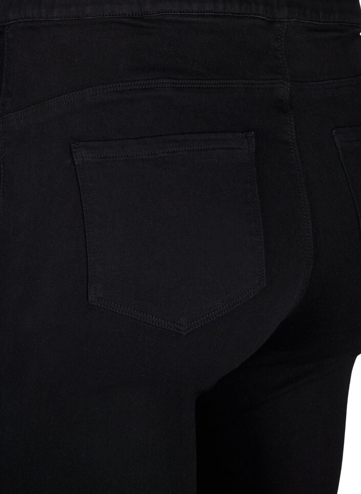 Jeggings &agrave; taille haute., Noir, Packshot image number 3