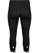 leggings 3/4 en viscose avec noeud, Black, Packshot image number 1