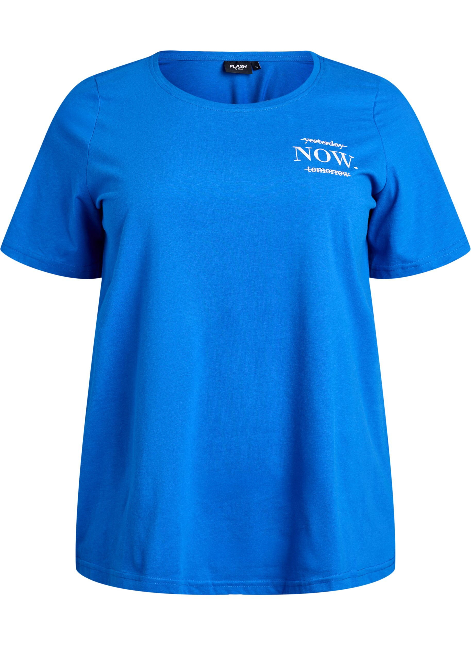Zizzi FLASH - T-shirt avec motif, Bleu, Packshot image number 0
