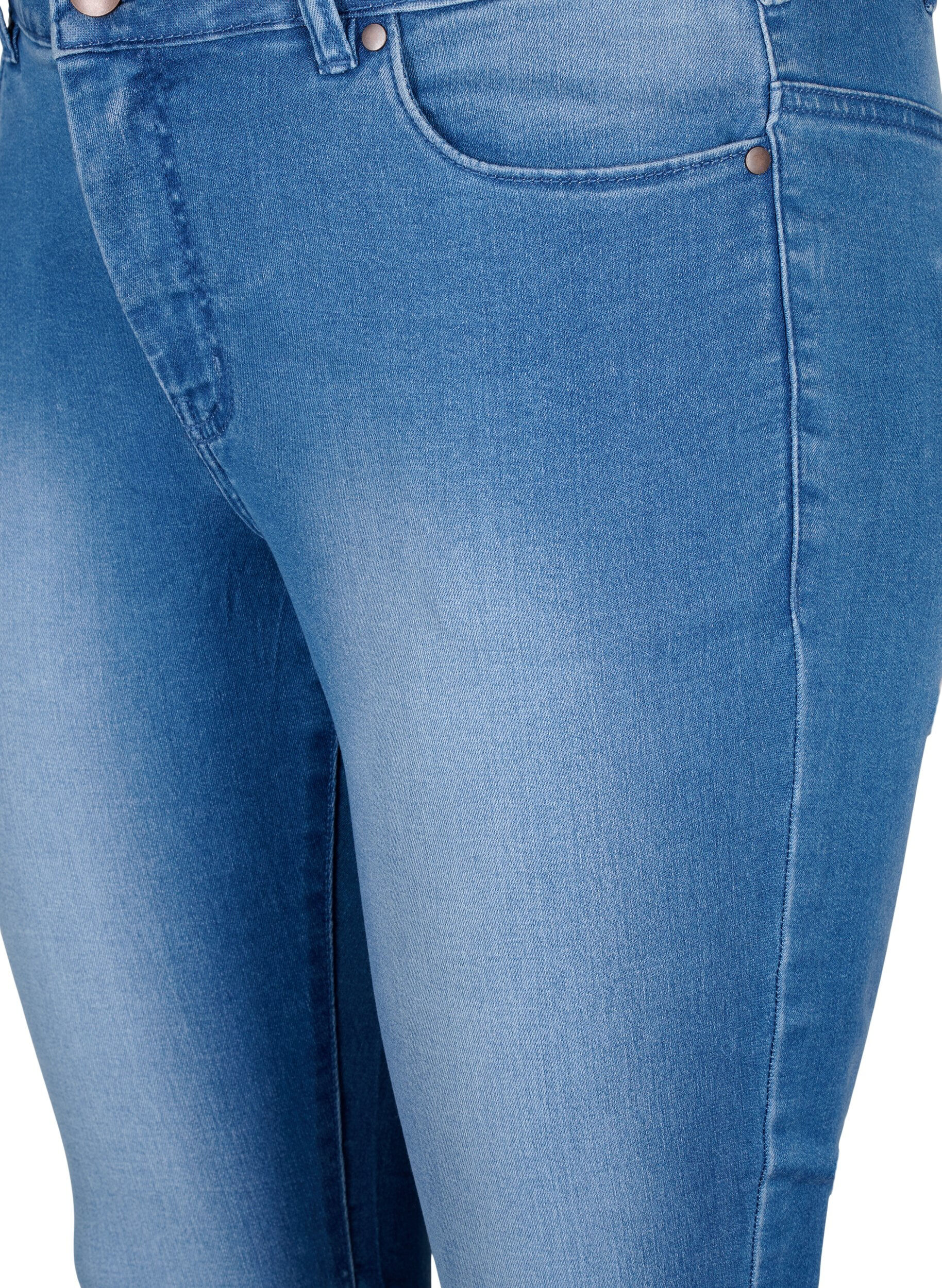 Zizzi Jean taille r&eacute;guli&egrave;re Viona, Bleu Clair, Packshot image number 2