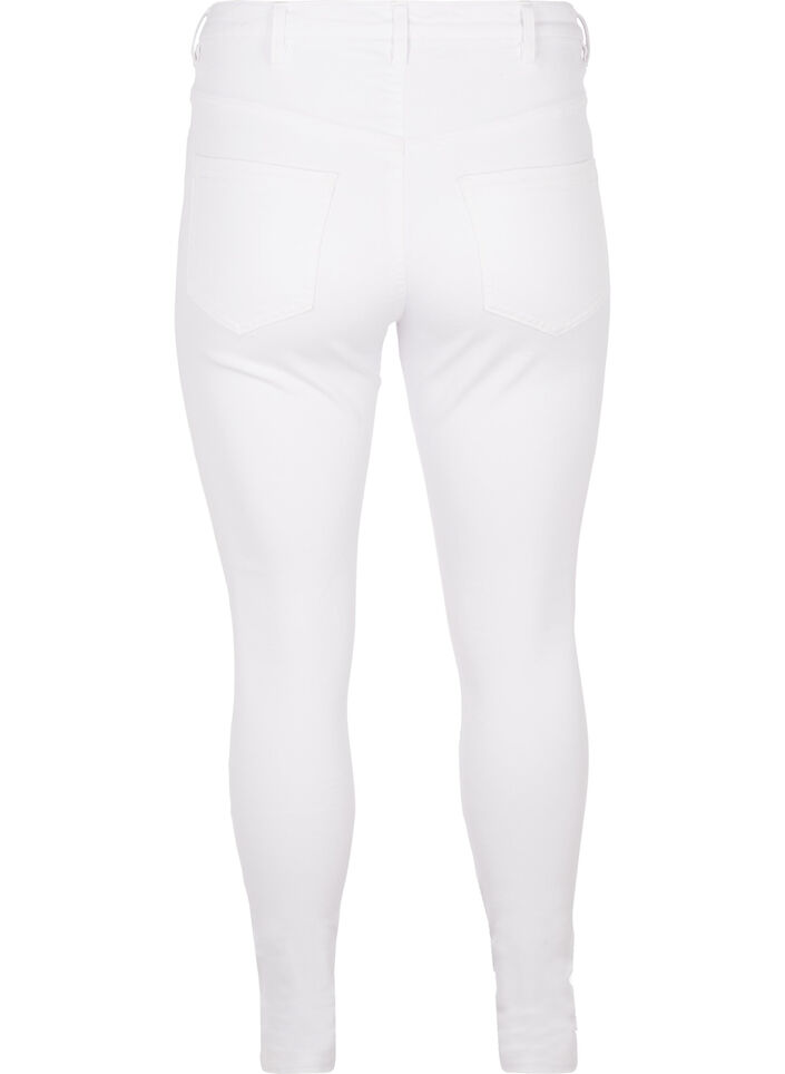 Jean Amy super slim &agrave; taille haute, White, Packshot image number 1