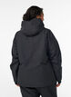 Veste de ski avec capuche et poches zipp&eacute;es, Noir, Model image number 2