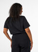 T-shirt imprim&eacute;, Noir, Model image number 2