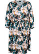 Robe en viscose imprimée avec cordon de serrage, Duck Gr. Forest AOP, Packshot image number 0