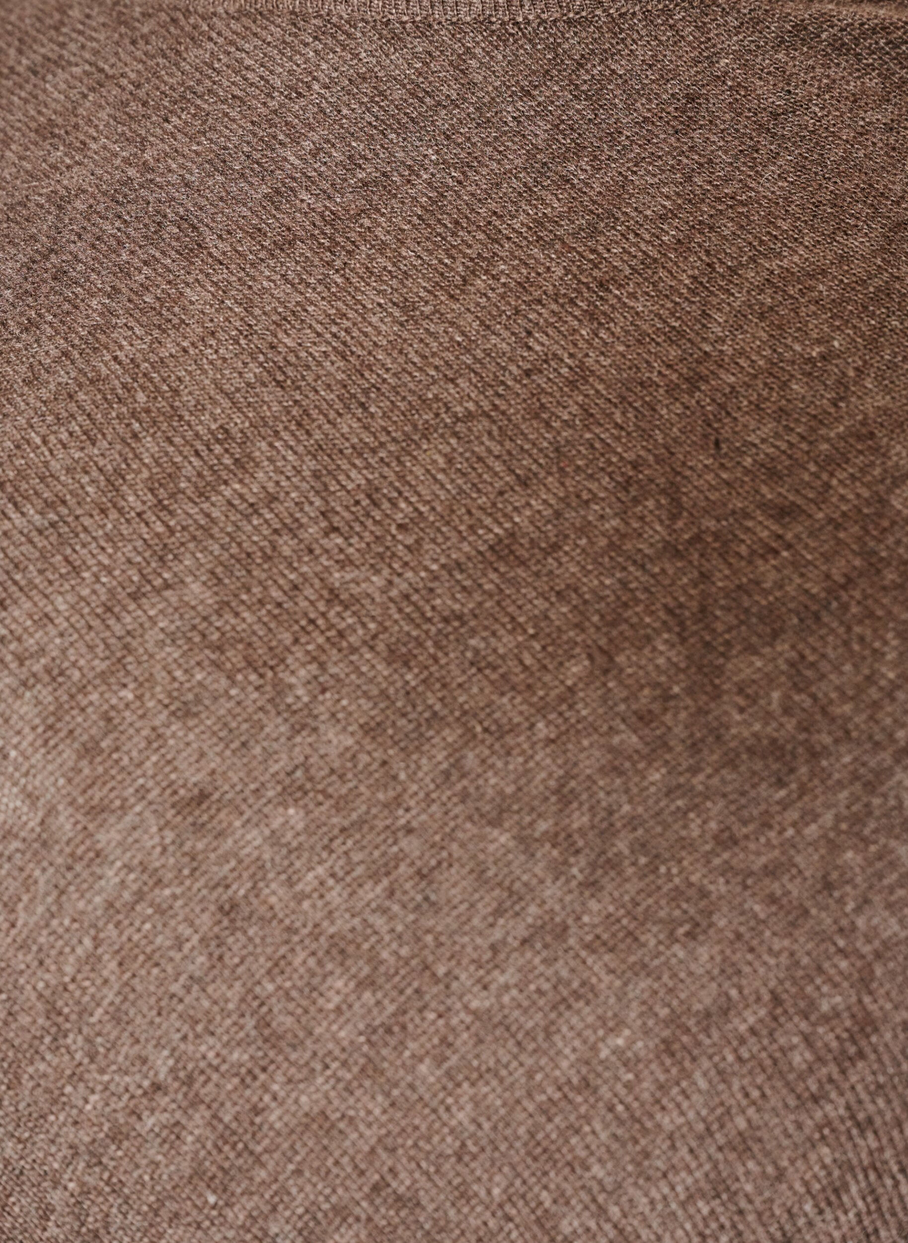 ZizziPoncho en maille fine, Marron, Packshot image number 2