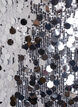 Jupe courte &agrave; sequins avec une ceinture &eacute;lastique, Argent&eacute;, Packshot image number 2