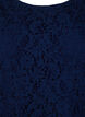 Chemisier en dentelle à manches longues, Navy Blazer, Packshot image number 2