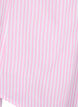 Chemise longue à rayures avec manches 3/4, Rose, Packshot image number 3
