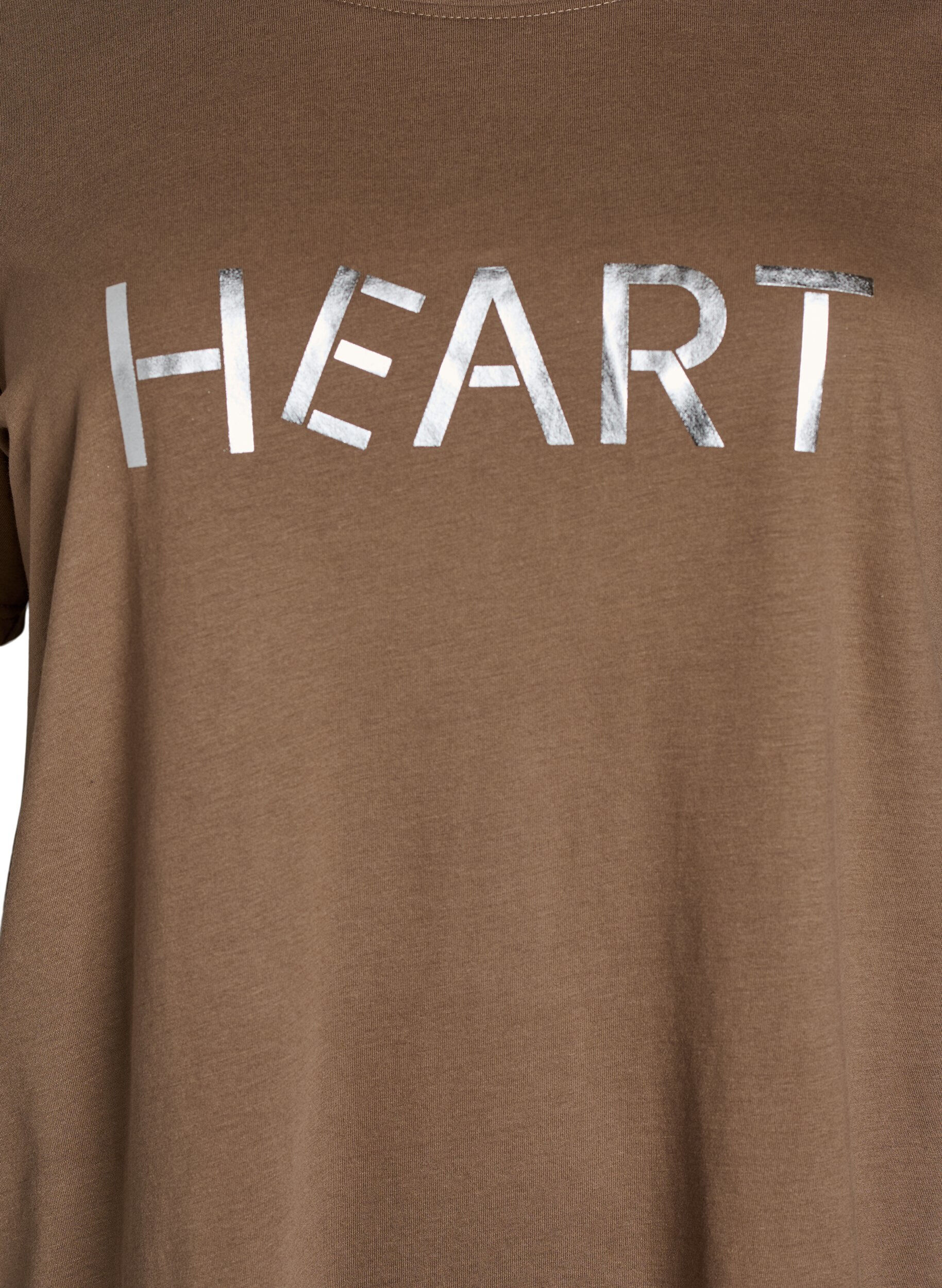 ZizziT-shirt imprim&eacute;, Marron, Packshot image number 2